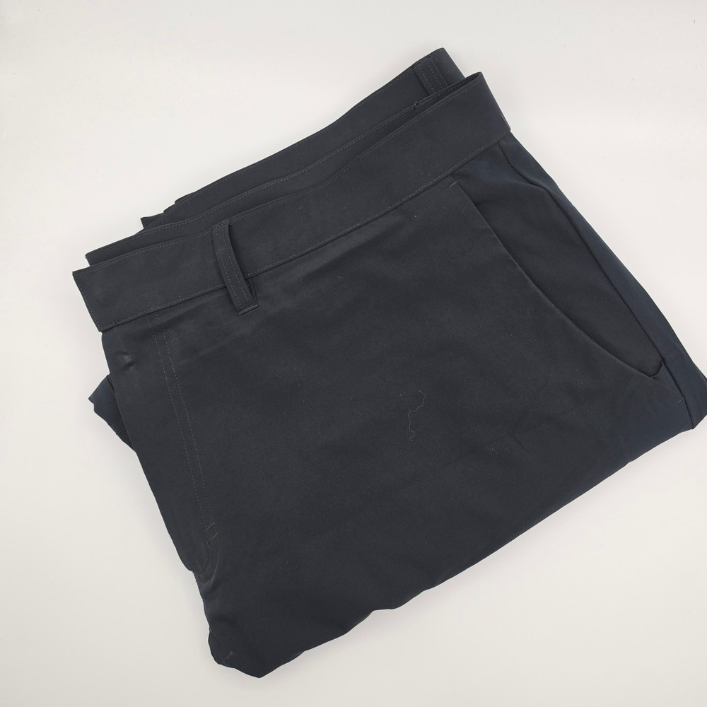Fabletics The One Pant Mens 42x32 Black Casual Office Formal Tech Stretch